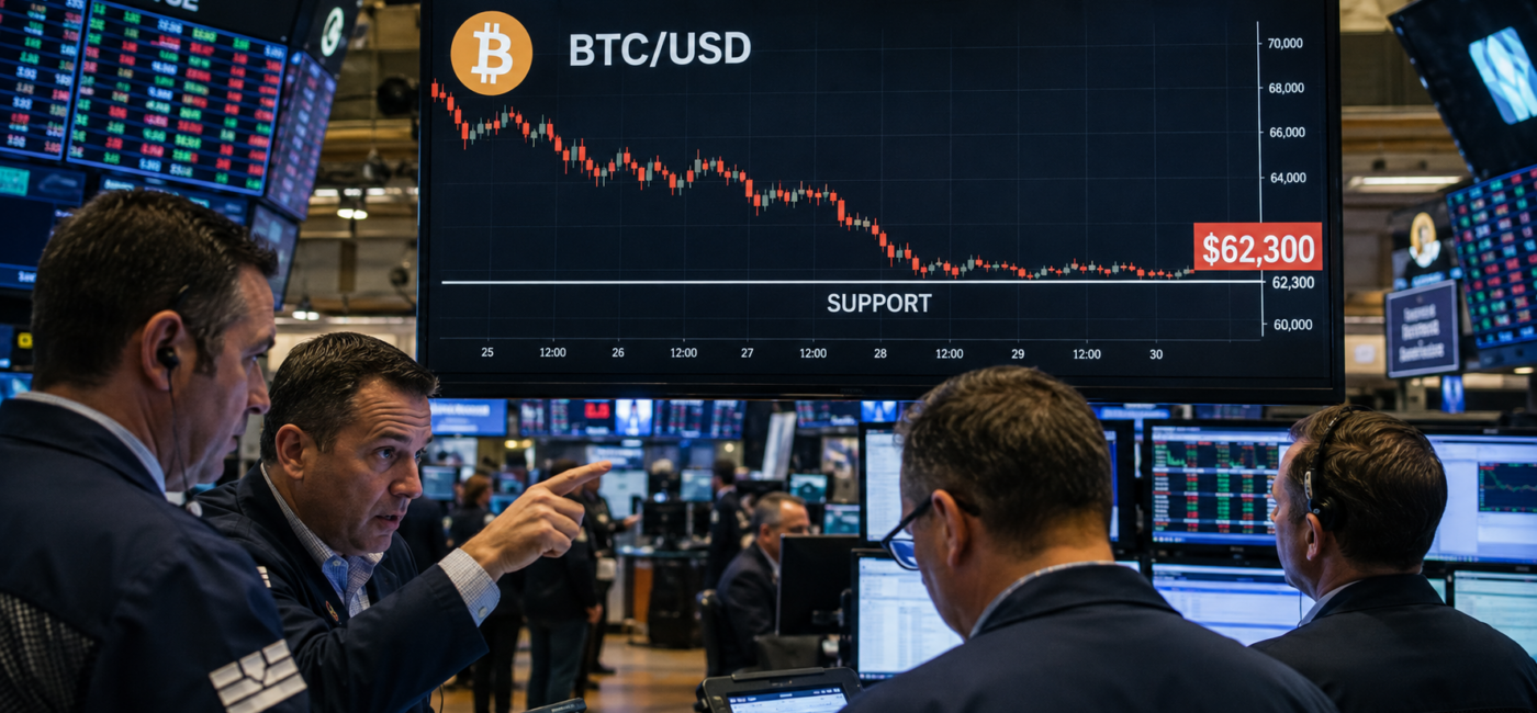 Bitcoin holds $62,300 support as BTC attempts short-term recovery