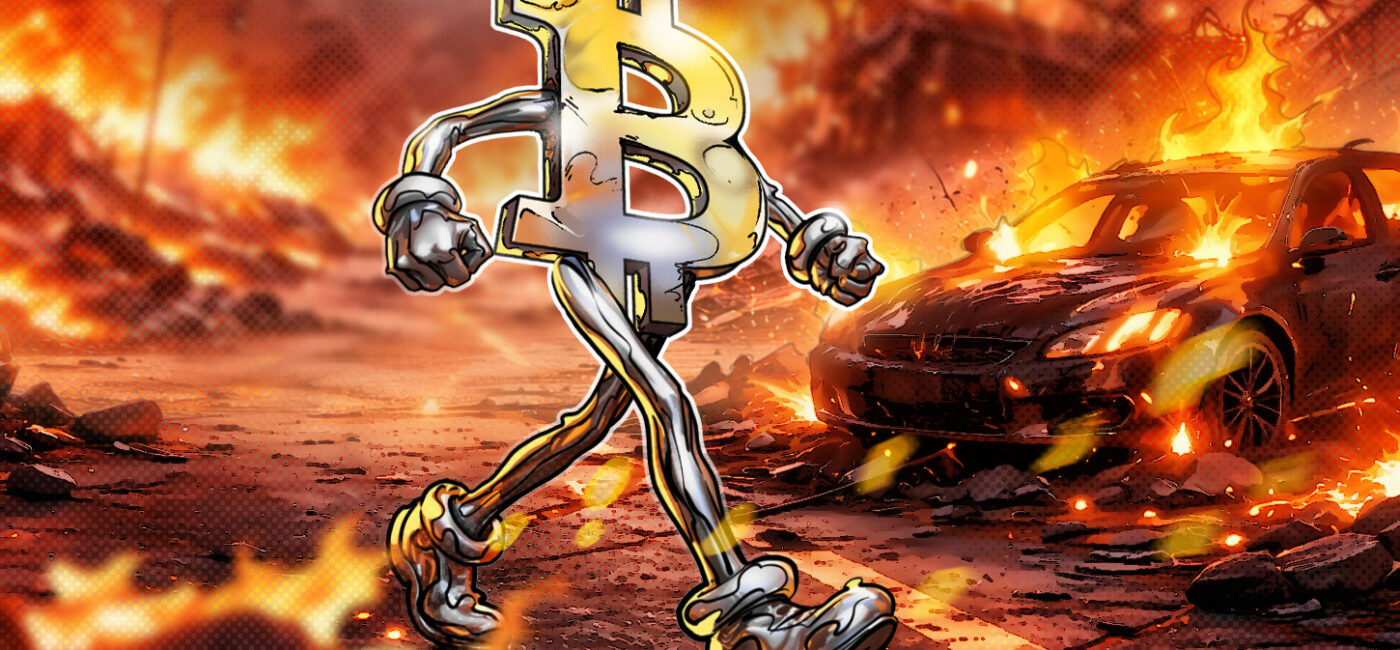Bitcoin Coils Below $87,000 Ask Liquidity as Stocks Return to All-Time Highs