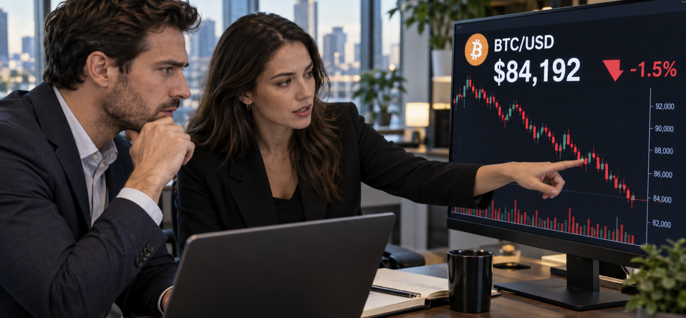 Bitcoin slips below $84,000 ahead of FOMC minutes