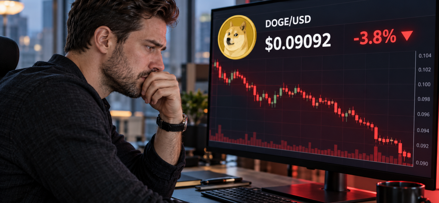 Dogecoin dips 5% this week as bearish positioning puts $0.088 support in focus