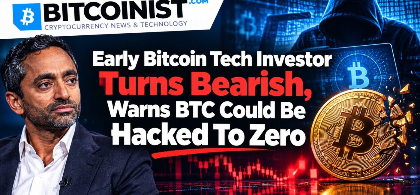 Early Bitcoin Tech Investor Turns Bearish, Warns BTC Could Be Hacked To Zero